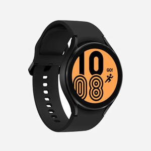 Samsung Galaxy Watch4 44mm Aluminium Noir, Écran 1.4" Super AMOLED 450x450, 1.5Go RAM, 16Go Flash, Wear OS, GPS, WiFi, Bluetooth 5.0 - Miniature 4
