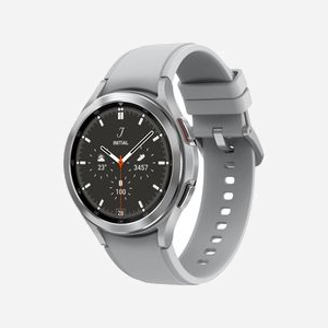 Samsung Galaxy Watch4 Classic 46mm Argent SM-R895FZSADBT : Écran 1.4" Super AMOLED 450x450, 1.5Go RAM, 16Go Flash, 4G LTE, WiFi, GPS, Wear OS
