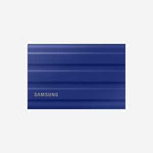 Samsung T7 Shield 2To SSD Externe USB Type-C 3.2 Gen 2 Bleu - 1050/1000 Mo/s - NVMe, Résistant Poussière/Eau IP65, Logiciels Samsung Portable SSD/Magician - Miniature 1