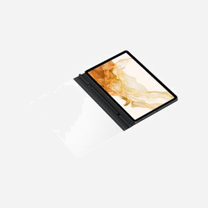 Samsung EF-ZX700PBEGEU Folio Noir pour Galaxy Tab S8/S7 11" (27.9cm), Protection Chocs/Rayures, 177.8x255x10.8mm, 190g - Miniature 4