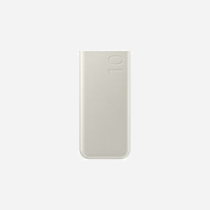 Samsung Batterie Externe EB-P3400XUEGEU 10000mAh Beige, Charge Rapide 25W, 2x USB Type-C, Li-Ion, Sortie 9V/2.77A, Câble USB Type-C inclus