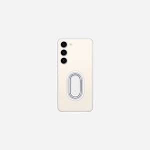 Samsung EF-XS911CTEGWW Coque de Protection Transparente pour Galaxy S23 6.1" avec Support Intégré, Résistance Chocs et Rayures