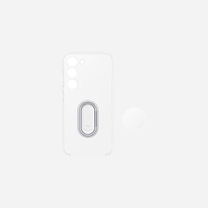 Samsung EF-XS911CTEGWW Coque de Protection Transparente pour Galaxy S23 6.1" avec Support Intégré, Résistance Chocs et Rayures - Miniature 3