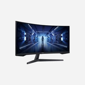 Samsung G55T Ecran PC 34" UltraWide Quad HD (3440x1440) LED VA 165Hz 1ms (MPRT) Incurvé 1000R FreeSync Premium HDMI/DisplayPort Noir - Miniature 4
