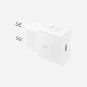 Samsung Chargeur Secteur 25W USB-C Blanc EP-T2510NWEGEU, Super Fast Charging, Alimentation PPS, 100-240V, Intérieur, 38x66.9x22mm, 51.6g - Miniature 1