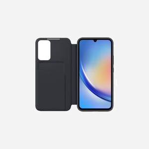 Samsung EF-ZA346CBEGWW Étui Portefeuille Noir pour Galaxy A34 (6.6") avec Porte-Carte Intégré - Dimensions 83.5 x 14.3 x 165.1mm, Poids 75g - Miniature 3