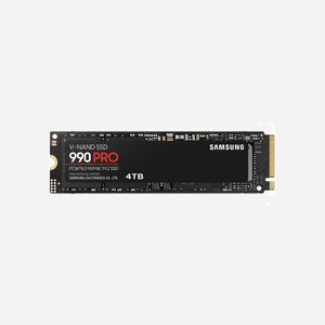 Samsung SSD 990 PRO 4 To M.2 PCIe 4.0 NVMe 2.0 V-NAND MLC, Lecture 7450 Mo/s, Ecriture 6900 Mo/s, 1400K/1550K IOPS, AES 256-bit