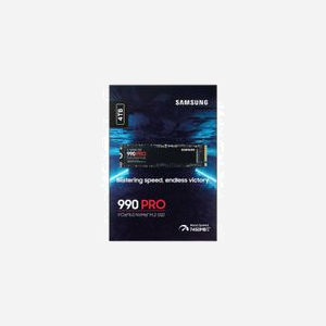 Samsung SSD 990 PRO 4 To M.2 PCIe 4.0 NVMe 2.0 V-NAND MLC, Lecture 7450 Mo/s, Ecriture 6900 Mo/s, 1400K/1550K IOPS, AES 256-bit - Miniature 5