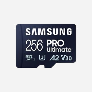 Samsung MicroSDXC 256Go UHS-I U3 V30 A2 - Lecture 200Mo/s, Ecriture 130Mo/s - Résistante : Eau/Température/Rayons X - MB-MY256SB/WW