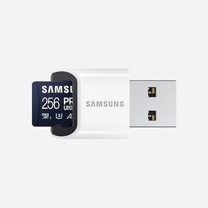 Samsung MicroSDXC 256Go UHS-I U3 V30 A2 - Lecture 200Mo/s, Ecriture 130Mo/s - Résistante : Eau/Température/Rayons X - MB-MY256SB/WW - Miniature 4