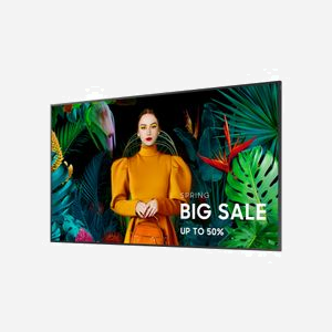 Samsung QB43C Écran Signalisation 43" LCD 4K UHD 3840x2160 350 cd/m² 8ms HDMI x3 USB x2 Wifi Tizen 7.0 VESA 200x200 16/7 Noir - Miniature 3