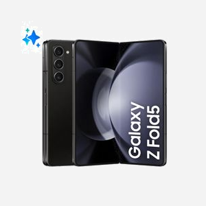 Samsung Galaxy Z Fold5 SM-F946B Noir, Écran Pliable 7.6" Dynamic AMOLED 2X 120Hz, Snapdragon 8 Gen 2, 12Go RAM, 512Go, 5G, Android 13