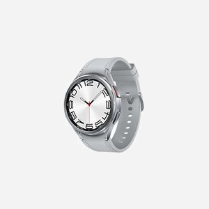 Samsung Galaxy Watch6 Classic 47mm Argent : Écran 1.5" OLED 480x480, 2Go RAM, 16Go stockage, GPS, WiFi, Bluetooth 5.3, Wear OS, Étanchéité 5ATM/IP68 - Miniature 1