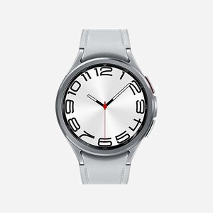 Samsung Galaxy Watch6 Classic 47mm Argent : Écran 1.5" OLED 480x480, 2Go RAM, 16Go stockage, GPS, WiFi, Bluetooth 5.3, Wear OS, Étanchéité 5ATM/IP68 - Miniature 2