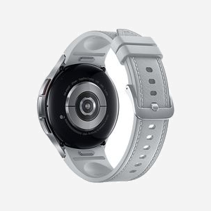 Samsung Galaxy Watch6 Classic 47mm Argent : Écran 1.5" OLED 480x480, 2Go RAM, 16Go stockage, GPS, WiFi, Bluetooth 5.3, Wear OS, Étanchéité 5ATM/IP68 - Miniature 4
