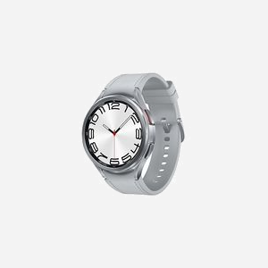 Samsung Galaxy Watch6 Classic 47mm Argent : Écran 1.5" Super AMOLED 480x480, RAM 2GB, Stockage 16GB, Wear OS, GPS, WiFi, Bluetooth 5.3, Batterie 425mAh - Miniature 1