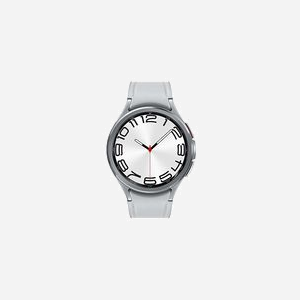 Samsung Galaxy Watch6 Classic 47mm Argent : Écran 1.5" Super AMOLED 480x480, RAM 2GB, Stockage 16GB, Wear OS, GPS, WiFi, Bluetooth 5.3, Batterie 425mAh - Miniature 2