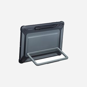 Samsung EF-RX810CBEGWW Housse Titane pour Galaxy Tab S9+ 12.4" (31.5cm) avec Position Debout et Boucle Stylo