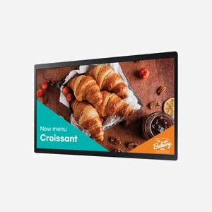 Samsung QB24C : Écran Signalétique LED 24" Full HD (1920x1080) 250cd/m², Wifi, Tizen 7.0, HDMI 1.4, 16/7, VESA 100x100, Noire - Miniature 3