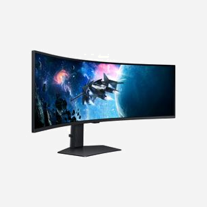 Samsung G95C Écran PC 49" Dual QHD LED 5120x1440 1ms VA 240Hz 1000R DisplayHDR 1000 FreeSync Premium Pro Hub USB 3.2 Gen 1 Noir - Miniature 4