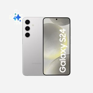 Samsung Galaxy S24 6.2" Dynamic AMOLED 2X 8Go RAM 128Go 5G Exynos 2400 Android 14 Double SIM Gris/Marbre, Caméra 50MP OIS, IP68
