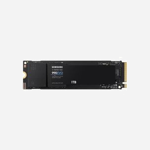 Samsung 990 EVO 1 To SSD M.2 PCIe 4.0 NVMe 2.0 V-NAND TLC Lecture 5000Mo/s Écriture 4200Mo/s 2280 (MZ-V9E1T0BW)