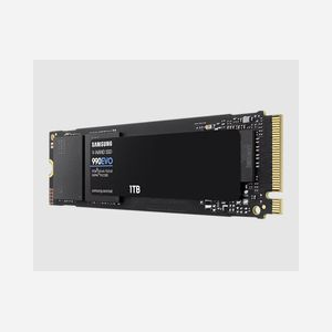 Samsung 990 EVO 1 To SSD M.2 PCIe 4.0 NVMe 2.0 V-NAND TLC Lecture 5000Mo/s Écriture 4200Mo/s 2280 (MZ-V9E1T0BW) - Miniature 4