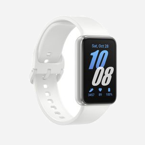 Samsung Galaxy Fit3 SM-R390NZSAEUB - Écran AMOLED 1.6" 256x402, 16Mo RAM, 0.256Go Flash, Bluetooth 5.3, FreeRTOS, Boîtier 40mm Aluminium Argent, IP68 - Miniature 3