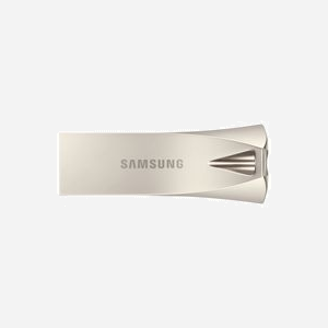 Samsung MUF-512BE3/APC Clé USB 512Go USB 3.2 Gen 1 Type-A Argent, Vitesse lecture 400Mo/s, Corps métal, Résistance Chocs/Température/Rayons X