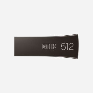 Samsung Bar Plus MUF-512BE4/APC : Clé USB 3.2 Gen 1 512Go, Lecture 400Mo/s, Écriture 110Mo/s, Corps Métal Gris, Résist. Chocs/Temp./Rayons X - Miniature 2