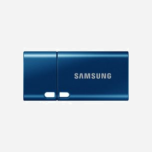 Samsung MUF-512DA/APC Clé USB Type-C 3.2 Gen 1 512 Go, Vitesse Lecture 400 Mo/s, Résistante (Eau/Choc/Rayons X), Bleu, Compatible Windows/macOS/Android