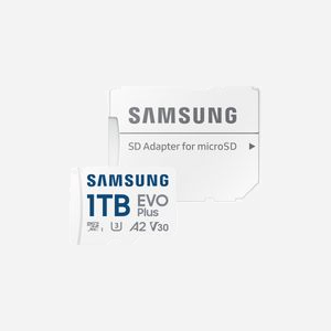 Samsung MicroSD EVO Plus (2024) 1 To UHS-I U3 V30 A2 160Mo/s Lecture/Ecriture incluant Adaptateur SD - MB-MC1T0SA/EU - Miniature 4