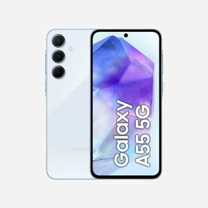 Samsung Galaxy A55 5G SM-A556BLBCEUE Écran 6.6" Super AMOLED 120Hz Android 14 RAM 8Go 256Go Triple Caméra 50MP Batterie 5000mAh IP67 Bleu - Miniature 1