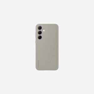 Samsung Coque Support EF-GA556TJEGWW Gris pour Galaxy A55 5G (6.6") avec Sangle Silicone, Résistance Chocs/Rayures, 82.4x166.1x12.2mm, 53g