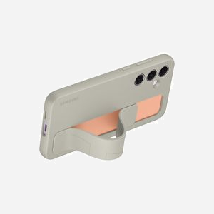 Samsung Coque Support EF-GA556TJEGWW Gris pour Galaxy A55 5G (6.6") avec Sangle Silicone, Résistance Chocs/Rayures, 82.4x166.1x12.2mm, 53g - Miniature 4