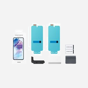 Samsung EF-UA556CTEGWW Film Protection Écran Transparent Galaxy A55 5G - 6.6" - Anti-rayures & Traces - Application Facile - 185.1 x 73.4 mm - Miniature 2