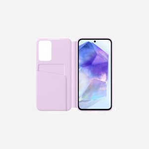 Samsung Etui Smart View Lavande EF-ZA556CVEGWW pour Galaxy A55 5G, Fenêtre Interactive, Porte-Carte, 6.6", 82.7x15.1x165.1mm, 73g - Miniature 3