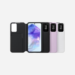 Samsung Etui Smart View Lavande EF-ZA556CVEGWW pour Galaxy A55 5G, Fenêtre Interactive, Porte-Carte, 6.6", 82.7x15.1x165.1mm, 73g - Miniature 5