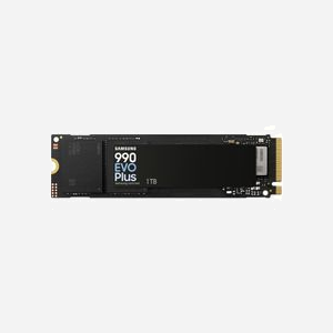 Samsung SSD 990 EVO Plus 1 To M.2 2280 PCIe 4.0 NVMe 2.0 V-NAND TLC Lecture 7150 Mo/s Ecriture 6300 Mo/s, 850K/1350K IOPS - Miniature 1