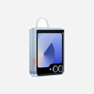 Samsung EF-QF741CTEGWW Housse Transparente pour Galaxy Z Flip6 6.7" (17cm) avec Anneau, Dimensions 74.5x167.6x9.6mm, Poids 17g - Miniature 4