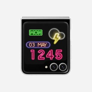 Samsung EF-ZF741CTEGWW Housse Transparent pour Galaxy Z Flip6 6.7" (17cm) Résistante aux Chocs et Rayures - Dimensions 74.5x9.8x167.6mm, 25g - Miniature 3