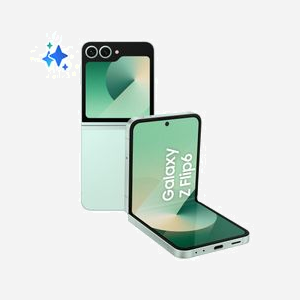 Samsung Galaxy Z Flip6 SM-F741BLGGEUE : Écran 6.7" Dynamic AMOLED 2X 120Hz, Snapdragon 8 Gen 3, 12Go RAM, 256Go, Double SIM 5G, Android 14, Batterie 4000mAh