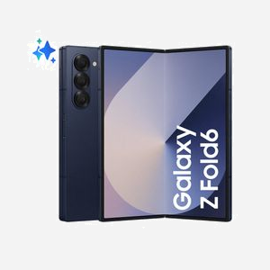 Samsung Galaxy Z Fold6 : Écran Pliable 7.6" Dynamic AMOLED 2X, Snapdragon 8 Gen 3, 12 Go RAM, 256 Go, Android 14, Double SIM 5G, Batterie 4400 mAh, Marine - Miniature 1