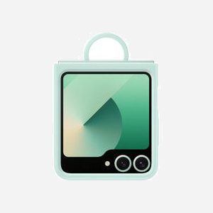 Samsung EF-PF741TMEGWW Housse Silicone Menthe pour Galaxy Z Flip6 (6.7") avec Anneau de Maintien