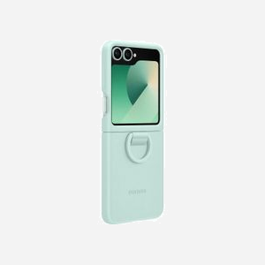 Samsung EF-PF741TMEGWW Housse Silicone Menthe pour Galaxy Z Flip6 (6.7") avec Anneau de Maintien - Miniature 4
