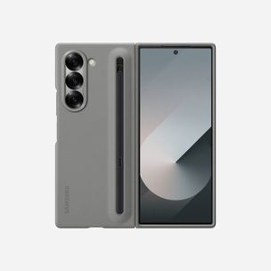 Samsung EF-OF95PCJEGWW Housse Gris avec S Pen Intégré pour Galaxy Z Fold6, Écran 7.6", Résistance Impacts/Rayures, 68.1x20.1x156.8mm, 35g - Miniature 1
