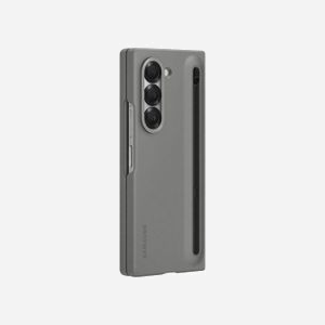 Samsung EF-OF95PCJEGWW Housse Gris avec S Pen Intégré pour Galaxy Z Fold6, Écran 7.6", Résistance Impacts/Rayures, 68.1x20.1x156.8mm, 35g - Miniature 3