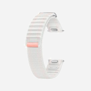 Bracelet Samsung ET-SVL30SWEGEU Tissu Rose/Blanc S/M 20mm pour Galaxy Watch 7/6/5/4/FE/Classic/Pro - Miniature 3