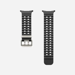 Bracelet Samsung ET-SNL70MBEGEU Gris Foncé pour Galaxy Watch Ultra, Boucle Titane Argentée, Système de Fixation Facile