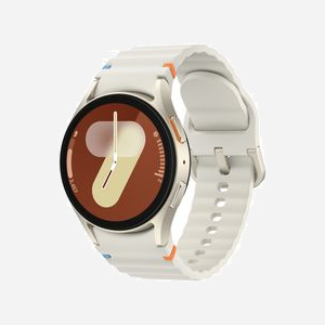 Samsung Galaxy Watch7 40mm Crème SM-L300NZEAEUB : Écran 1.3" AMOLED Super AMOLED 432x432, Wear OS, RAM 2Mo, GPS, Bluetooth 5.3, Batterie 300mAh, IP68